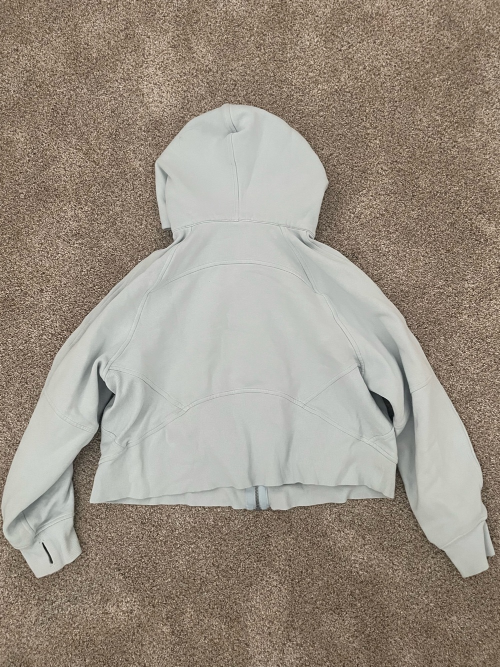 lululemon athletica Pale Blue Zip Hoodie - Picture 3 of 3